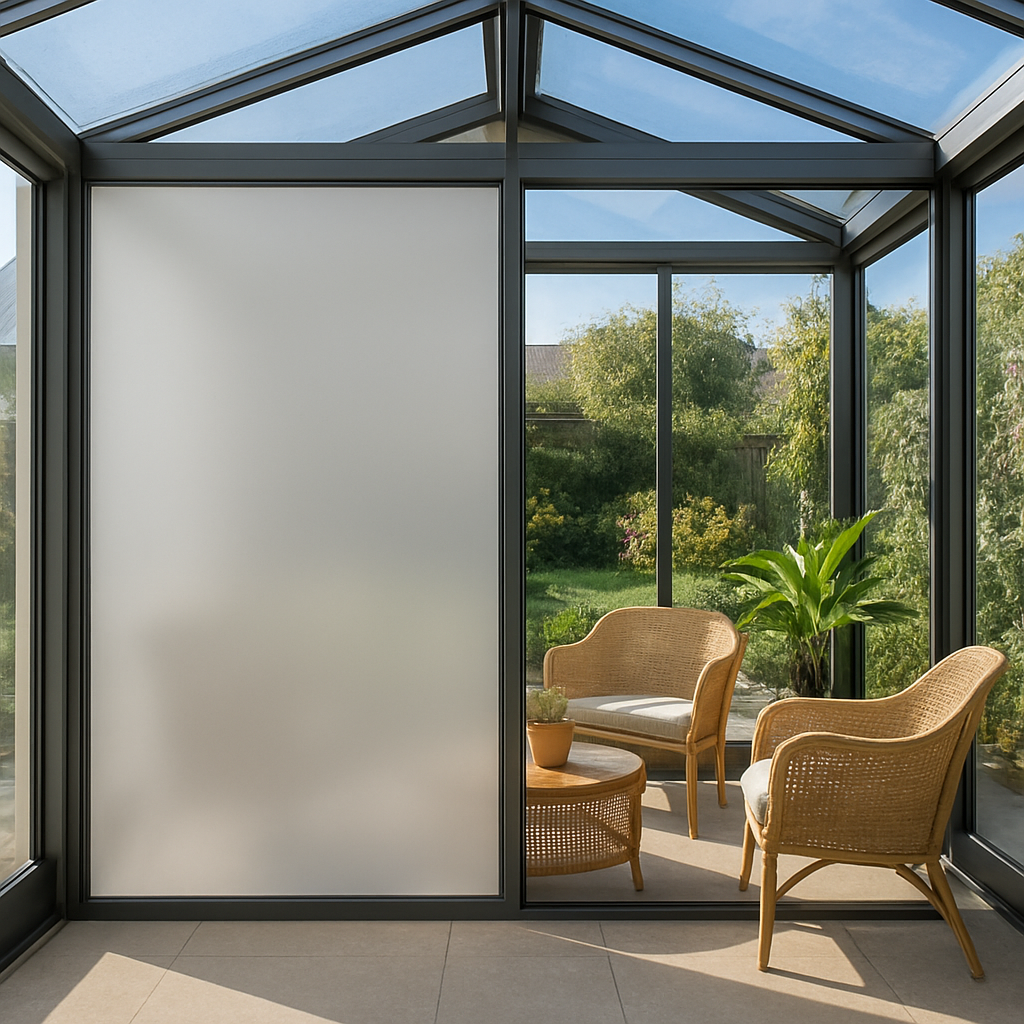 زجاج مقسى قابل للتعديل، زجاج خافت وقابل للتحويل